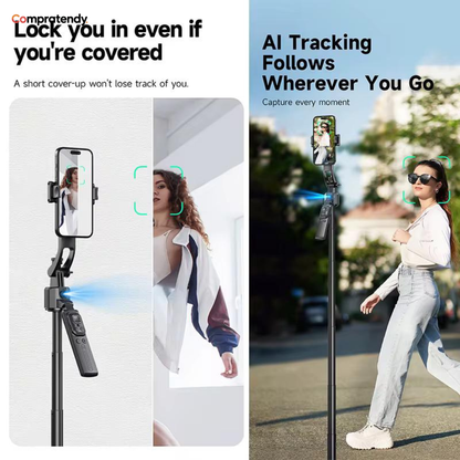 TRÍPODE C17 INTELIGENTE 360° CON SEGUIMIENTO FACIAL IA