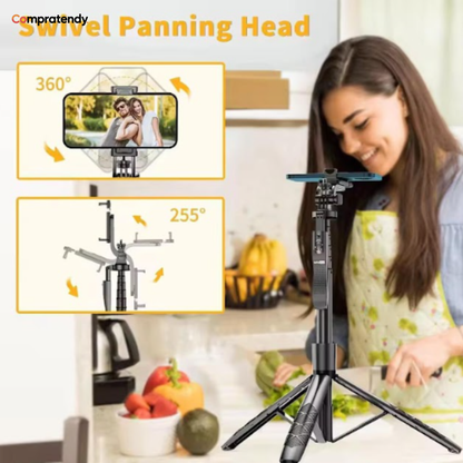 TRÍPODE C17 INTELIGENTE 360° CON SEGUIMIENTO FACIAL IA