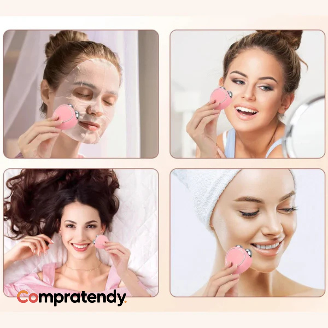 MASAJEADOR FACIAL ELECTRONICO CON MICROCORRIENTE