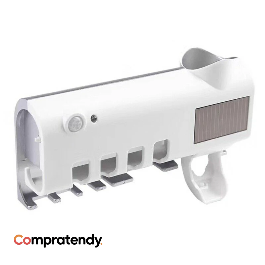 ESTERILIZADOR DE CEPILLO UV + DISPENSADOR PREMIUM