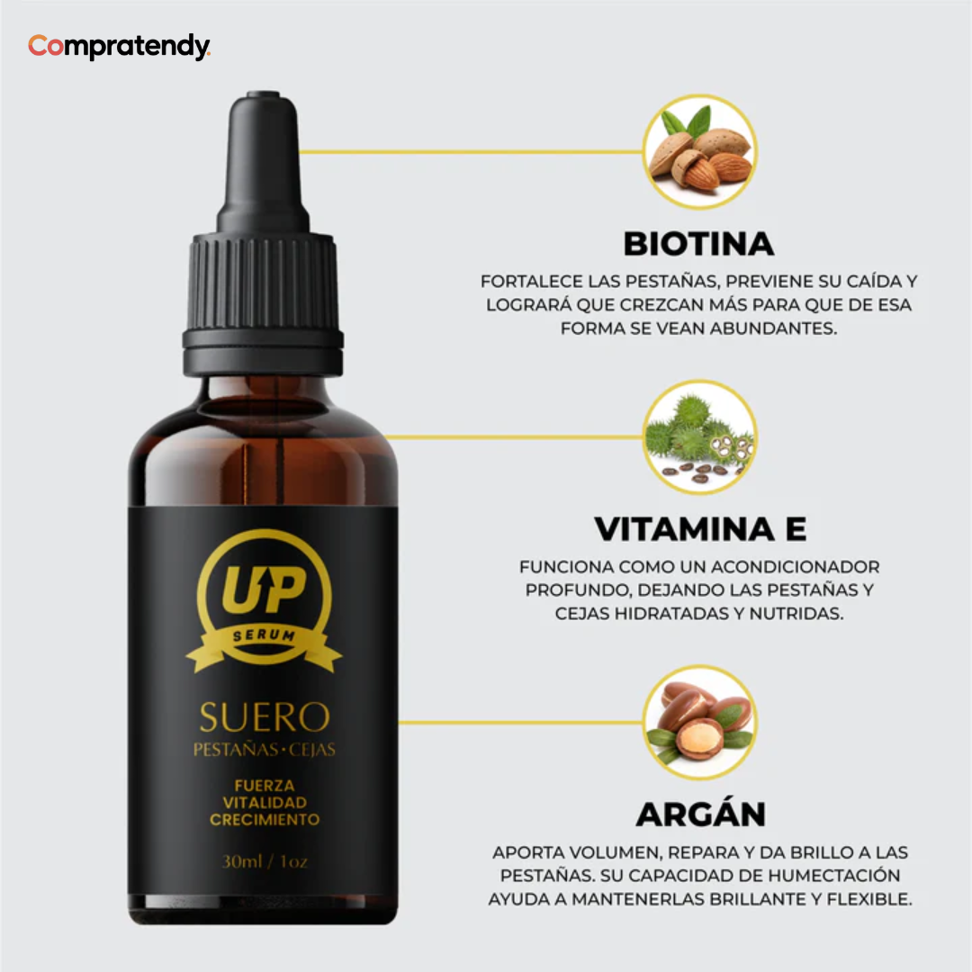 🌟 SERUM UP PRO® – CRECIMIENTO NATURAL DE PESTAÑAS Y CEJAS