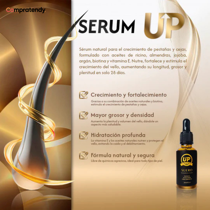 🌟 SERUM UP PRO® – CRECIMIENTO NATURAL DE PESTAÑAS Y CEJAS