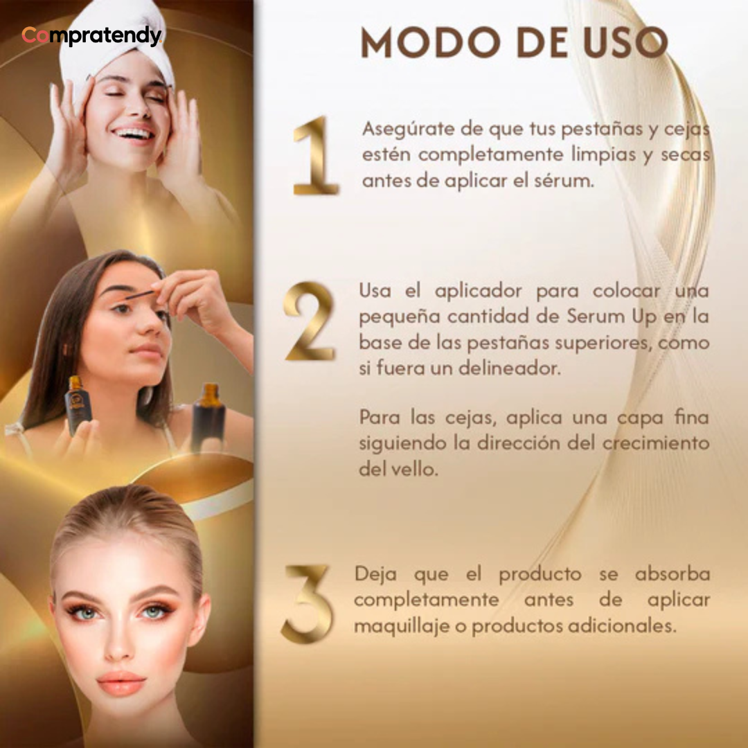 🌟 SERUM UP PRO® – CRECIMIENTO NATURAL DE PESTAÑAS Y CEJAS